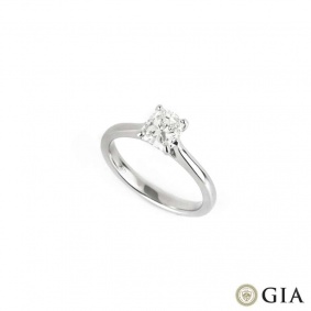 18k White Gold Cushion Cut Diamond Ring 1.00ct H/VS1 18k White Gold Cushion Cut Diamond Ring 1.00ct H/VS1
